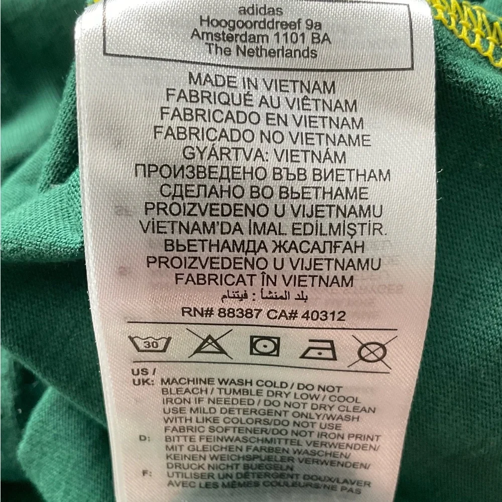 adidas Green Long Sleeve Tee